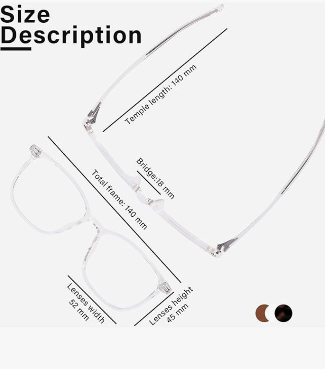 TR90 Blue Light Glasses - Lightweight & Stylish