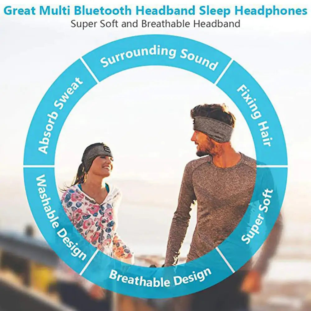 Bluetooth Sleep Headband - Music + Mask Combo