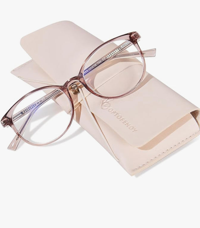Round Blue Light Readers - Anti-Glare & UV Block