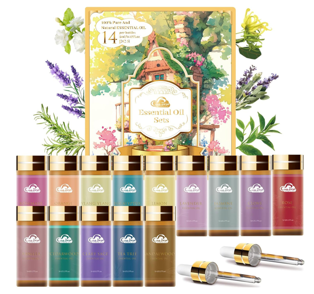Complete 14-Piece Essential Oil Set - Botanical Blends
