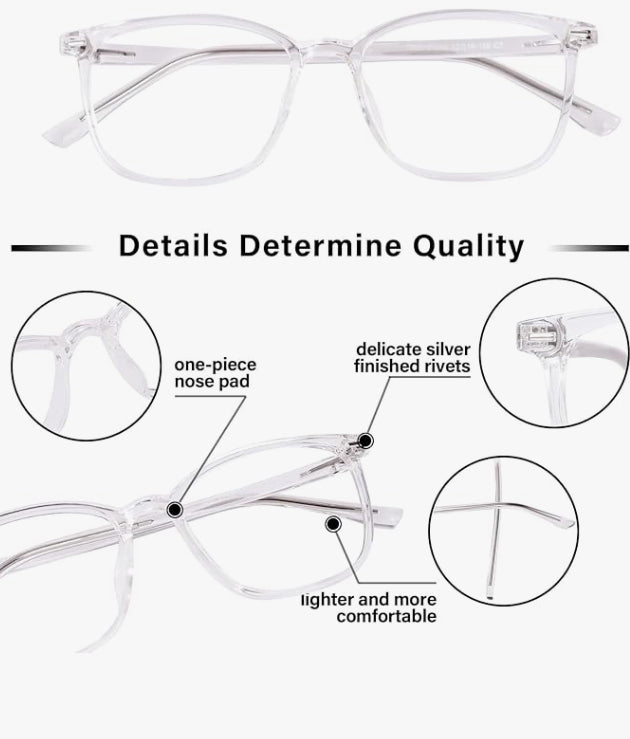 TR90 Blue Light Glasses - Lightweight & Stylish