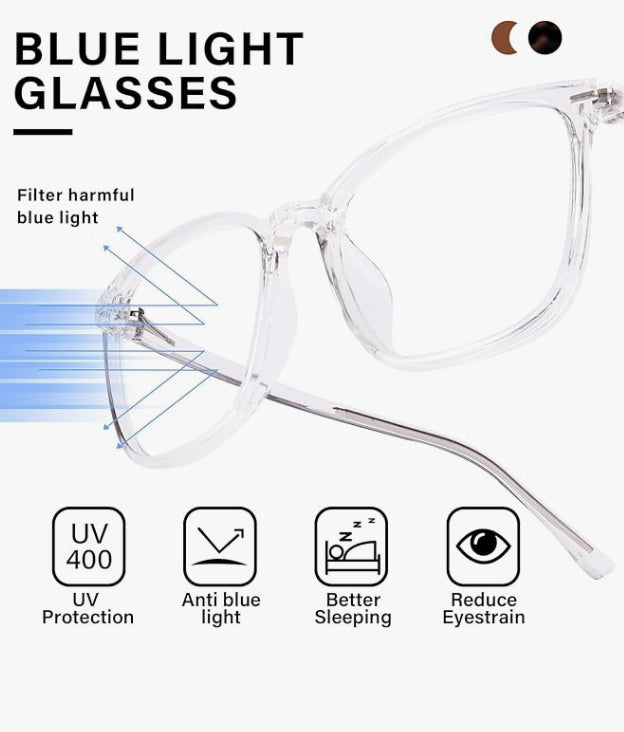 TR90 Blue Light Glasses - Lightweight & Stylish