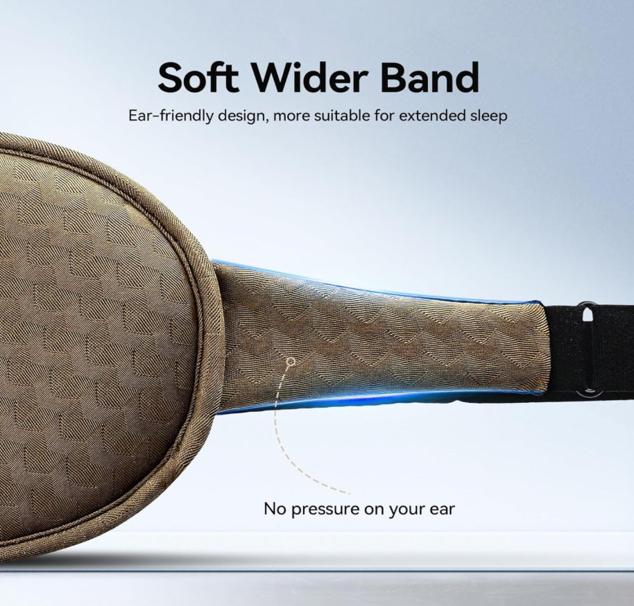 Weighted Eye Mask - Calming Sleep Support (Earthy Brown)