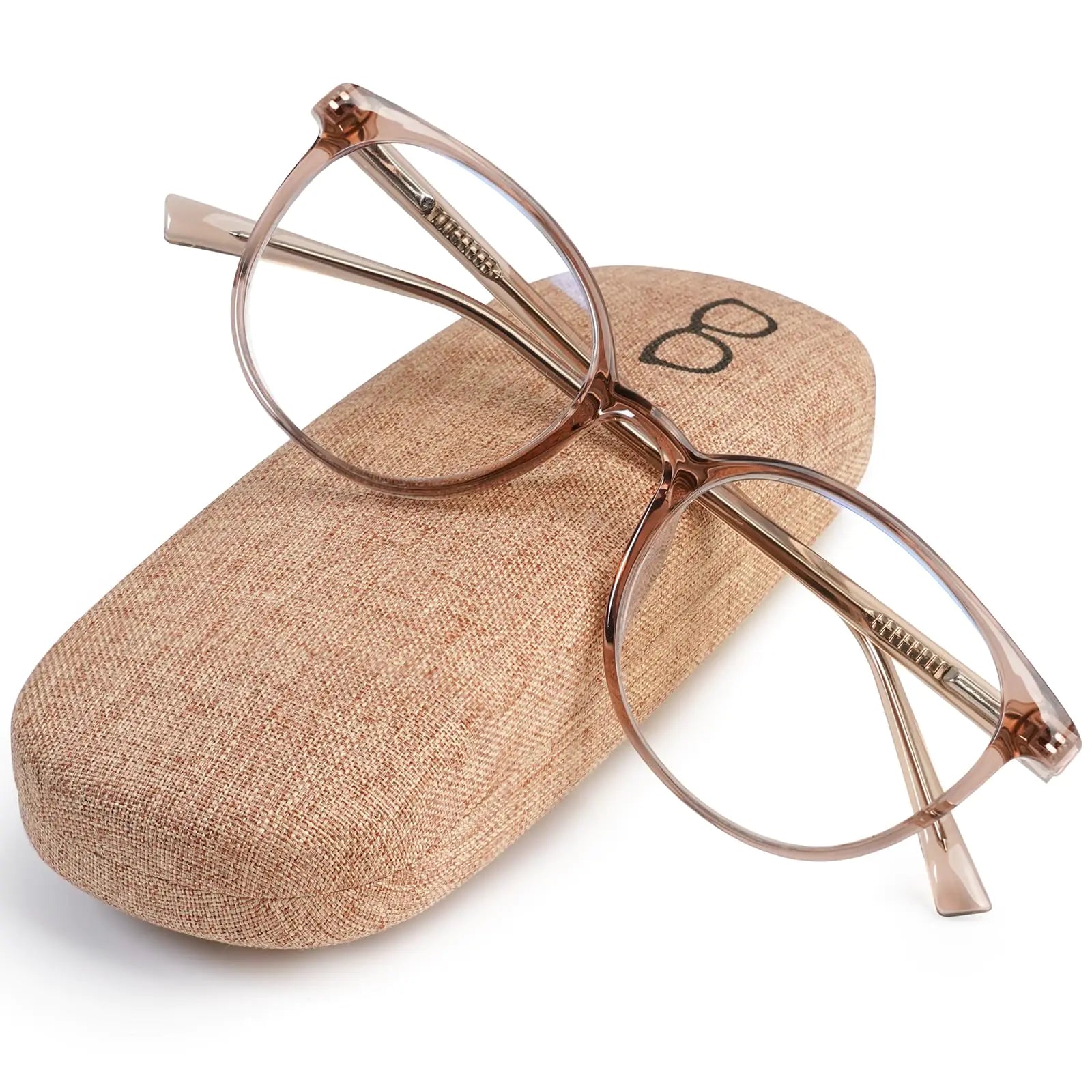Stylish Round TR90 Blue Light Glasses - Anti-Eyestrain