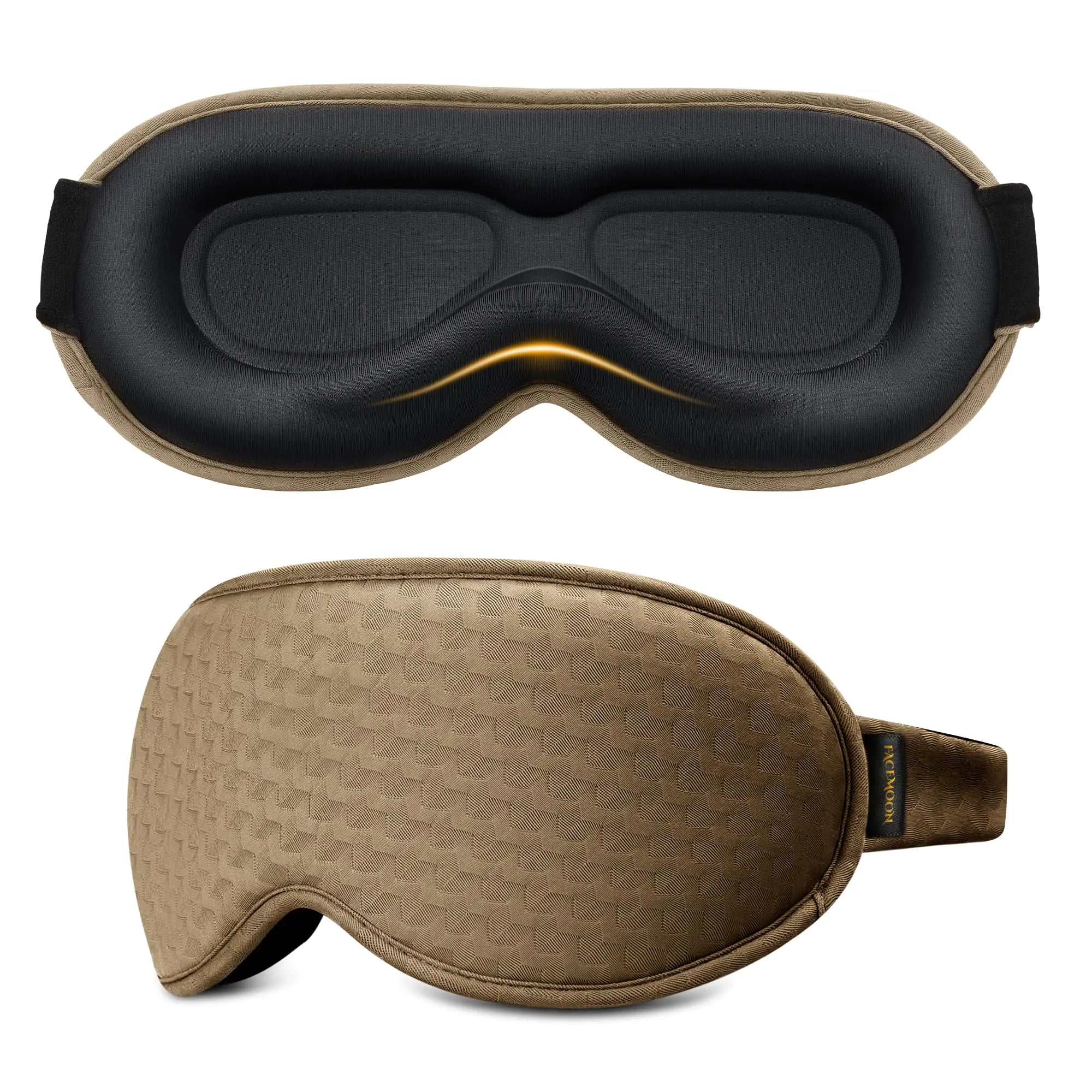 Weighted Eye Mask - Calming Sleep Support (Earthy Brown)