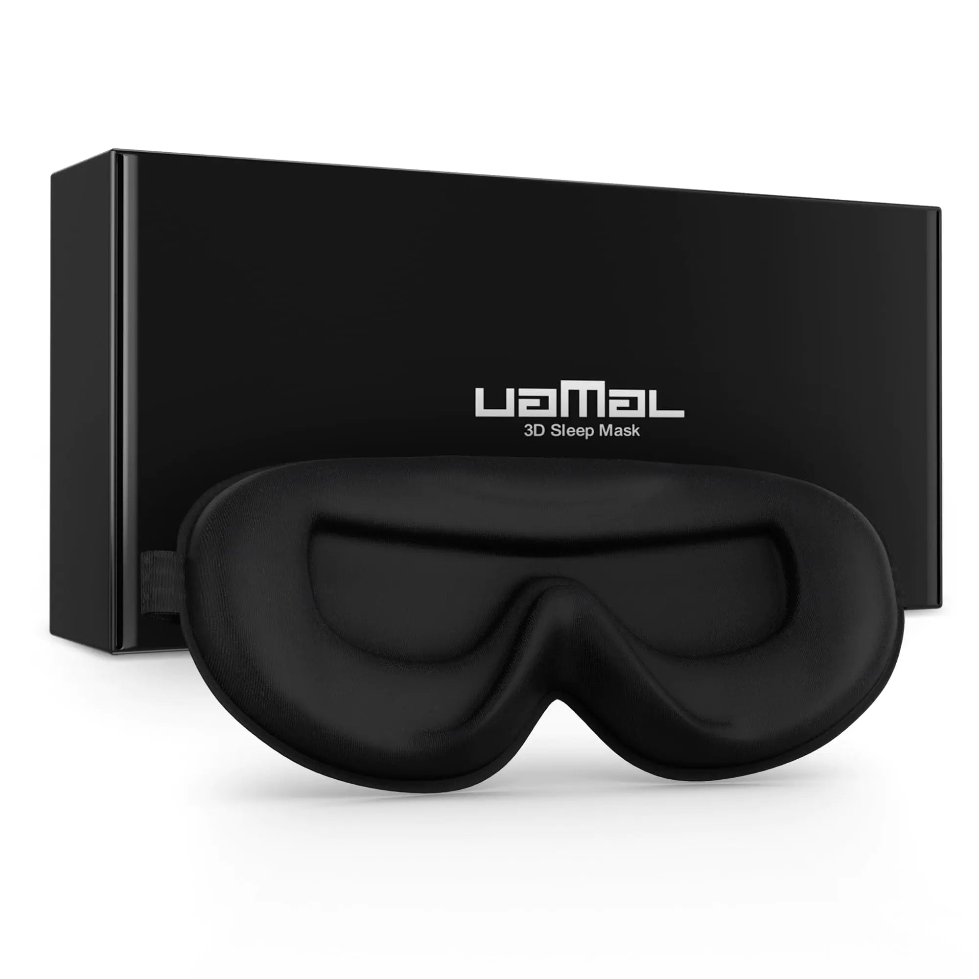 Total Blackout Sleep Mask - Light-Free Comfort (Black)